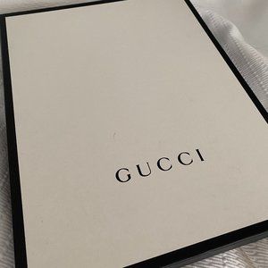 Like New Gucci Womens /Mens Fringed Logo-Jacquard Cashmere Scarf